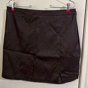 Abercrombie leather skirt